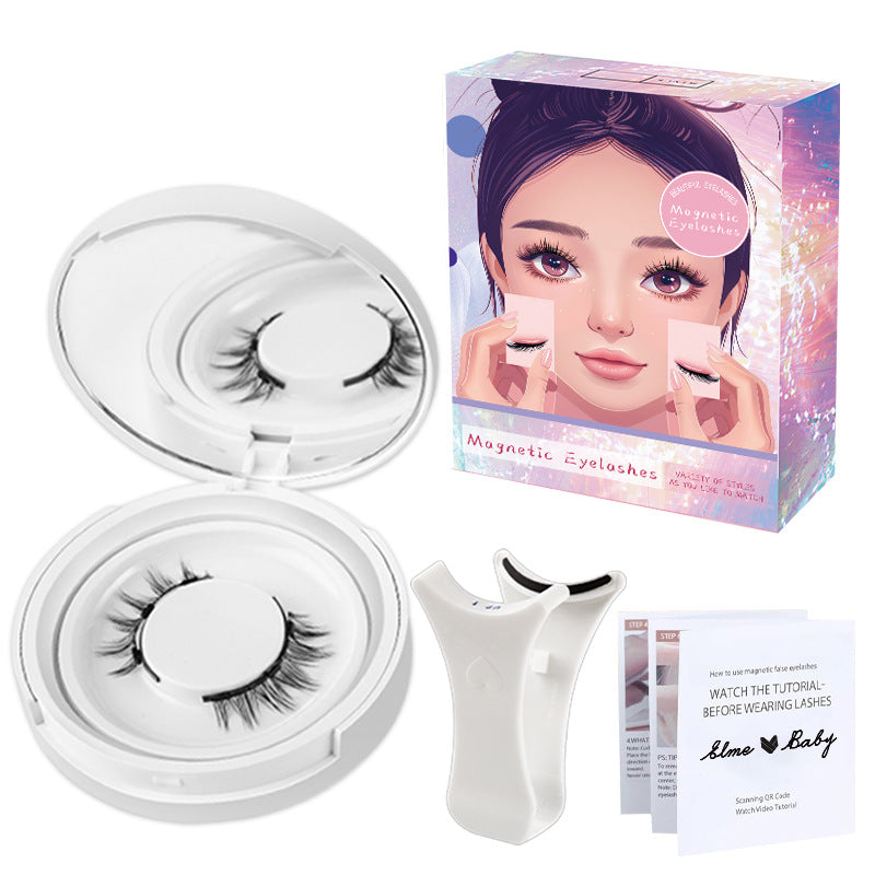 Faux cils magnétiques, sans colle, réutilisables